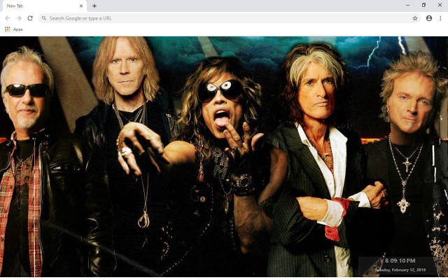 Aerosmith New Tab & Wallpapers Collection