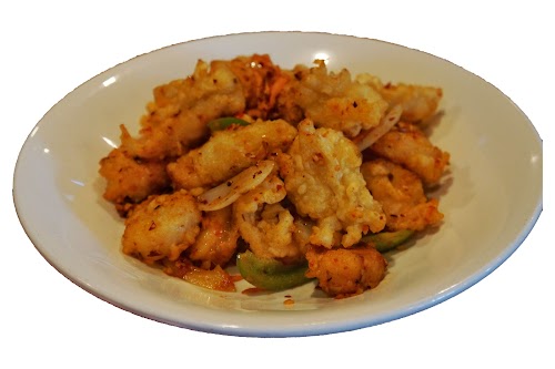 62. Dried Salt & Pepper Prawns (16) - Seafood