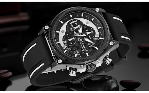 Title 17, Megel Chronograph Quartz Watch Precise Timekeep...