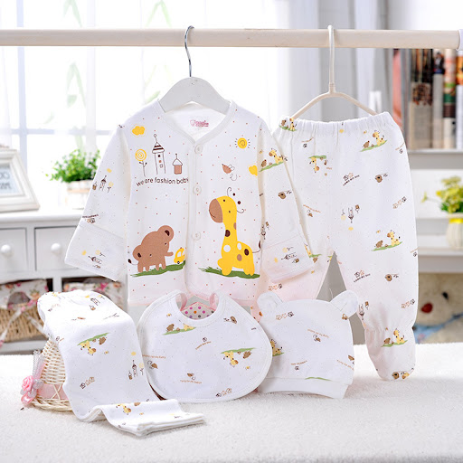 Title 1, Baby clothes and newborn underwear. Five-piece ...