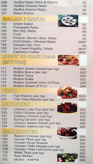 Sameer Restaurant menu 3