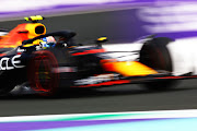 Max Verstappen on track during final practice ahead of the F1 Grand Prix of Saudi Arabia at Jeddah Corniche Circuit on March 18, 2023 in Jeddah, Saudi Arabia.