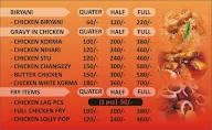 Chatora street food menu 1