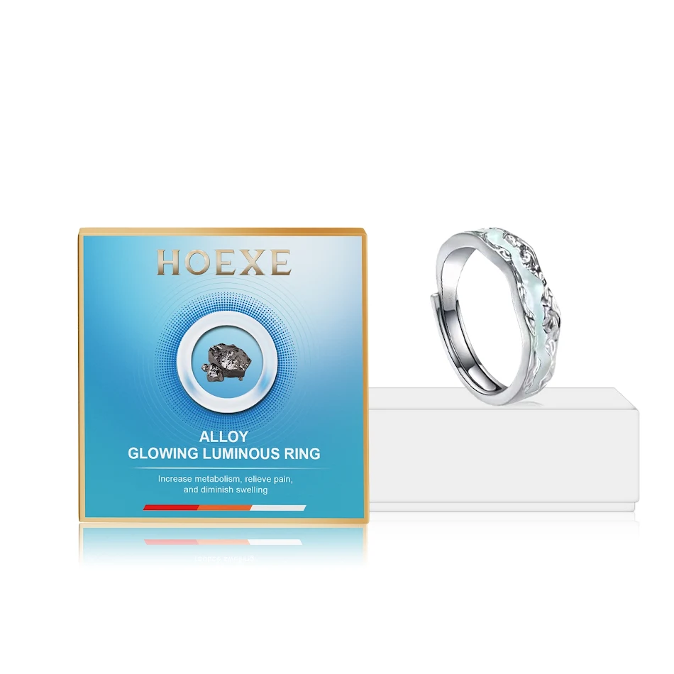 Bague Lumineuse Brillante en Alliage