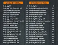 Kathi Roll King menu 2