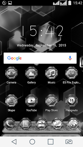 NEXT LAUNCHER THEME OctaXwhite