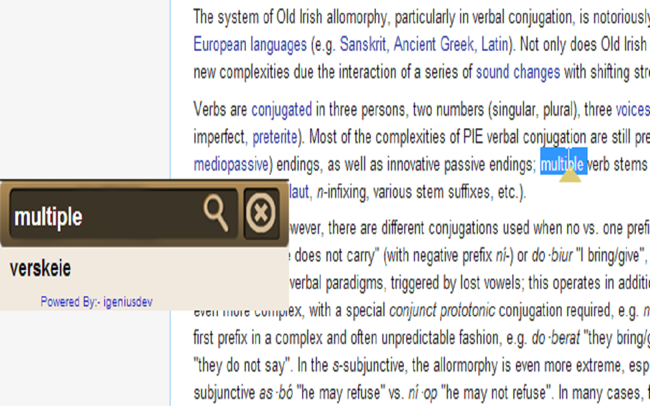 Afrikaans Dictionary Preview image 0