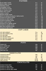 TGB Cafe N Bakery menu 1