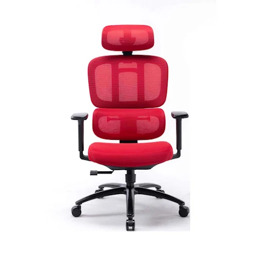 Ghế công thái học WARRIOR Ergonomic Chair - Hero series - WEC509 Black / Red