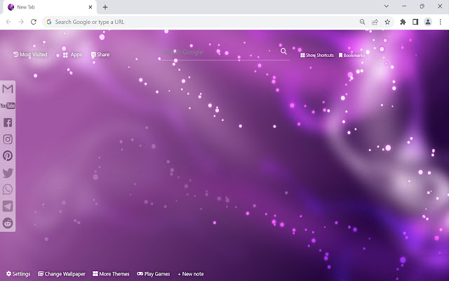 Purple Wallpaper New Tab