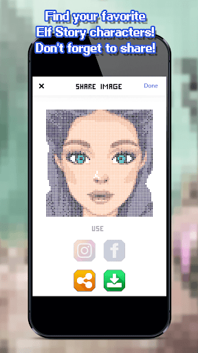 Elf Princess Pixel Art Coloring Game