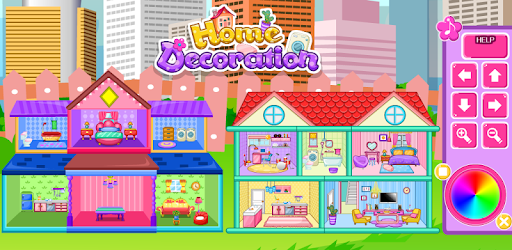 barbie house decorating games