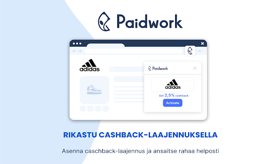 Cashback service Paidwork