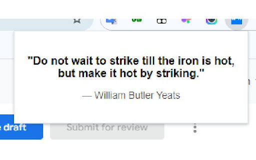 Create Daily Quote
