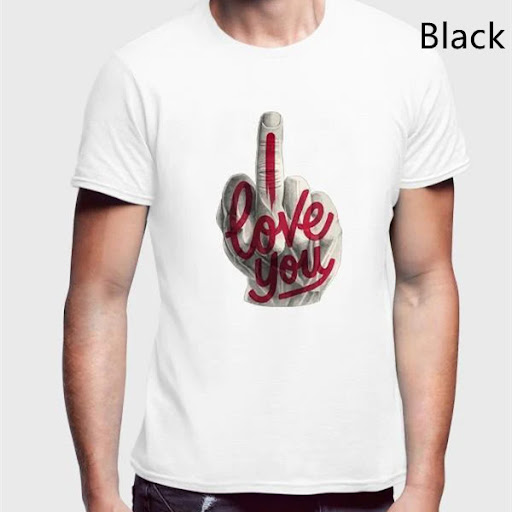 Title 5, Mens Fashion Simple Print Short-sleeved Tops f...