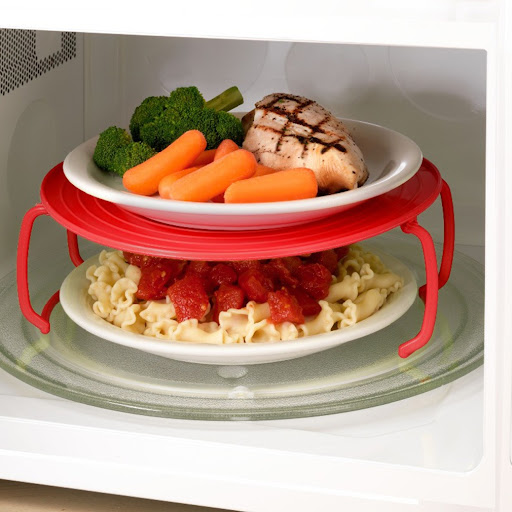 Title 2, Microwave Heating Layered Steam Rack Tray Cook ...