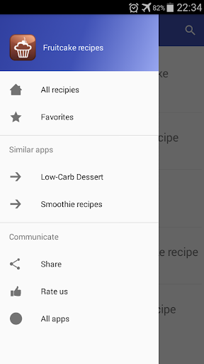 Fruitcake recipes for free app offline with photo