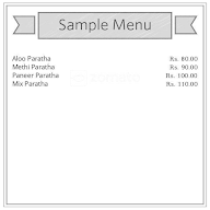 Shree Rudra Snacks And Paratha House menu 1