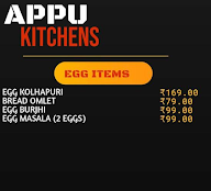 Appu Kitchen menu 3