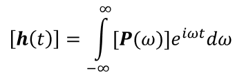 What is impulse response function and transfer function