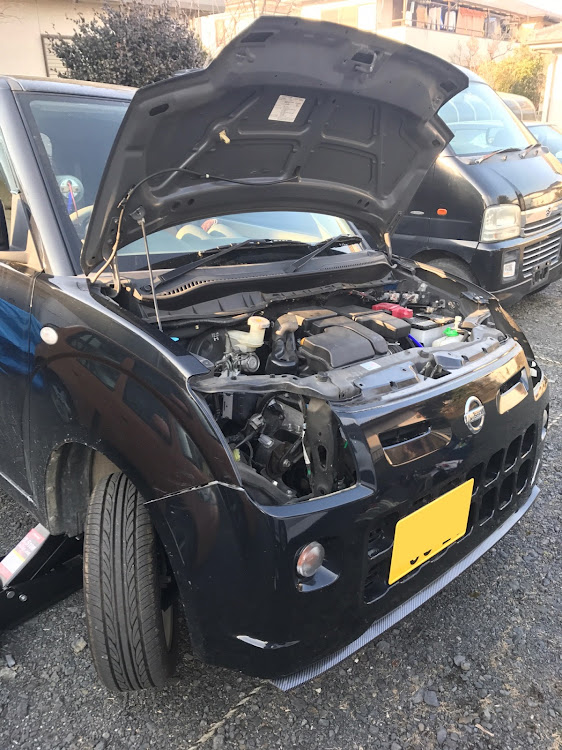 ピノのDIY・ヘッドライトLED化・ピノ・HC24Sに関するカスタム事例の投稿画像2枚目