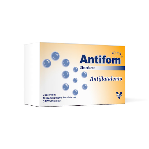 Simeticona Antifom 40Mg X 10 Comprimidos Recubiertos