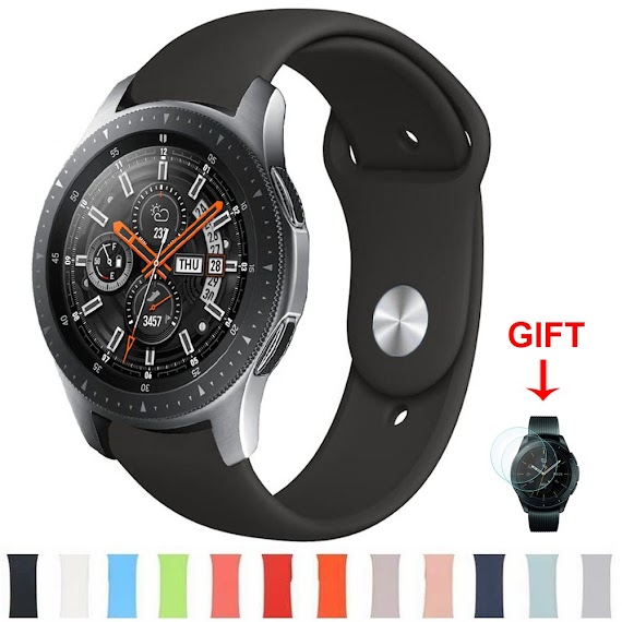 Dây Đeo Silicon 22Mm Thích Hợp Cho Đồng Hồ Thông Minh Gear S3 Classic / Frontier / Samsung Galaxy Watch 46Mm