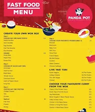 Panda Pot menu 2