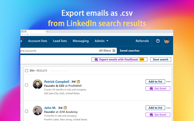 FinalScout - ChatGPT-Driven LinkedIn Emails Preview image 4