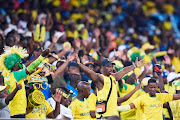 Sundowns fans with Thulani Ngcobo of Kaizer Chiefs during the Absa Premiership match between Mamelodi Sundowns and Maritzburg United at Loftus Stadium on January 16, 2019 in Pretoria, South Africa. 