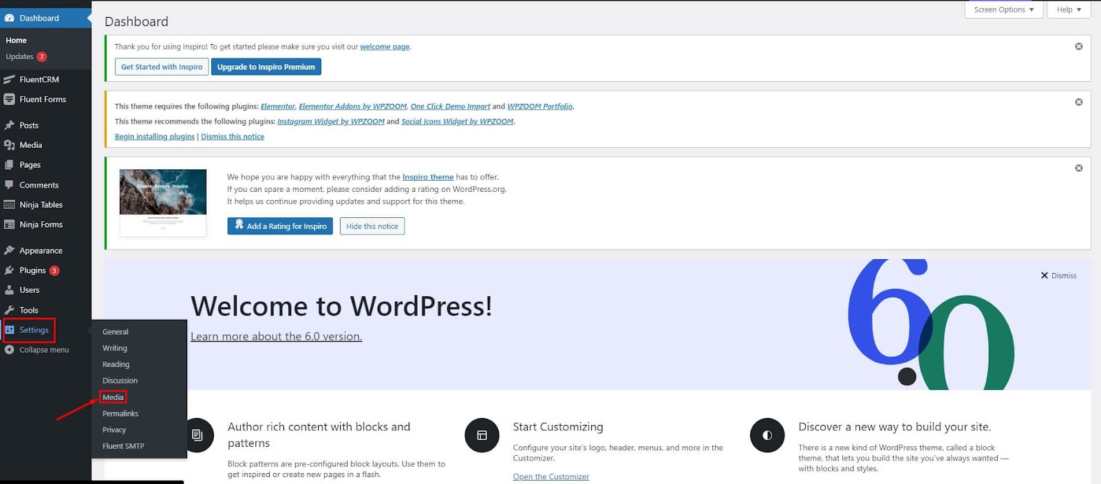 How to change WordPress blog featured image size