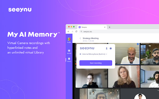 SEEYOU - the Smart Recorder & Virtual Library