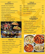 A-1 Sandwizza menu 1