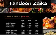 Tandoori Zaika menu 1