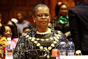 The newly elected eThekwini Mayor Zandile Gumede during her inauguration at the Durban City Hall on August 23, 2016 in Durban, South Africa. Gumede who is the first woman to be elected mayor of the metro won by 126 votes to 87 votes received by DA's Zwakele Mncwango. 