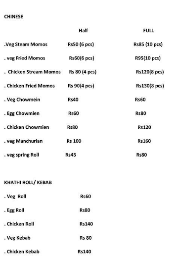 The Food Library Restro And Cafe menu 