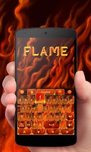 Android application Flame GO Keyboard Theme  Emoji screenshort