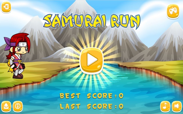 Samurai Run Game for Chrome Preview image 3