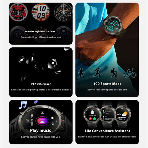 Title 10, Fashion HD Bluetooth Calling Smart Watch