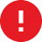 Red exclamation point icon