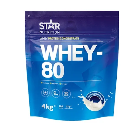 Star Nutrition Whey 80 4kg - Vanilla Pear