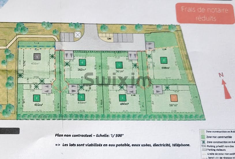  Vente Terrain à bâtir - 462m² à Uzès (30700) 