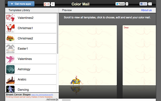 Color Mail chrome extension