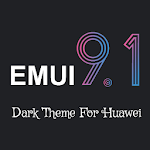 Cover Image of ดาวน์โหลด ธีม Dark Emui-9.1 สำหรับ Huawei 2.1 APK