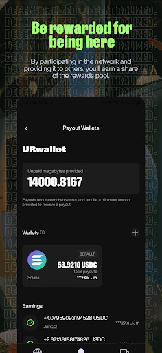 Screenshot URnetwork