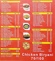 Mehfil Chinese & Biryani House menu 2