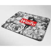 Lót Chuột Cỡ Lớn, Bàn Di Chuột, Mouse Pad Mẫu Waifu Anime (Nhiều Kích Thước)