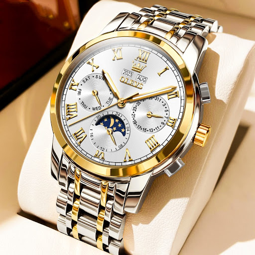 Title 5, Multifunctional Moon Phase Automatic Mechanical...