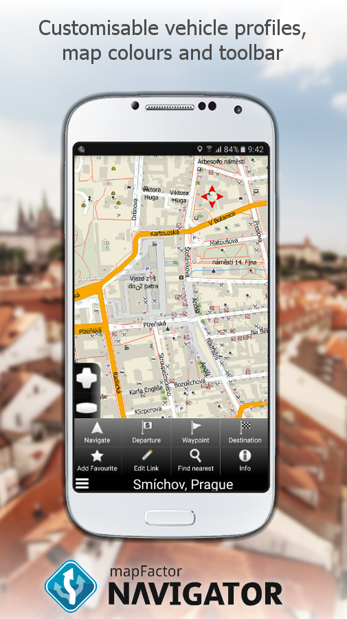    MapFactor GPS Navigation Maps- screenshot  