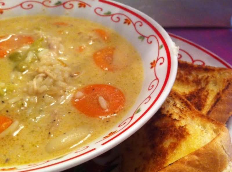 Savory Chicken And Rice Soup